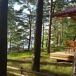 Ferienhaus Zakatek Wdzydze -domek Nr 7 W Pierwszej Linii Od Jeziora *