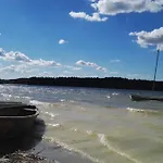 Zakatek Wdzydze -domek Nr 7 W Pierwszej Linii Od Jeziora Ferienhaus Borsk