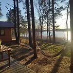 Zakatek Wdzydze -domek Nr 7 W Pierwszej Linii Od Jeziora Ferienhaus *