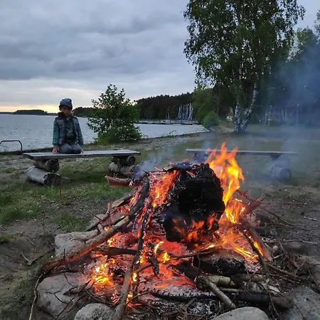 Zakatek Wdzydze -domek Nr 7 W Pierwszej Linii Od Jeziora