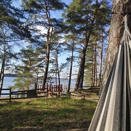 Zakatek Wdzydze -domek Nr 7 W Pierwszej Linii Od Jeziora Borsk