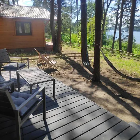 Zakatek Wdzydze -domek Nr 7 W Pierwszej Linii Od Jeziora Ferienhaus *