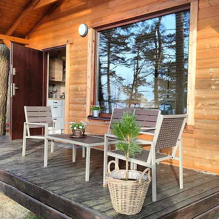 Zakatek Wdzydze -domek Nr 7 W Pierwszej Linii Od Jeziora Ferienhaus