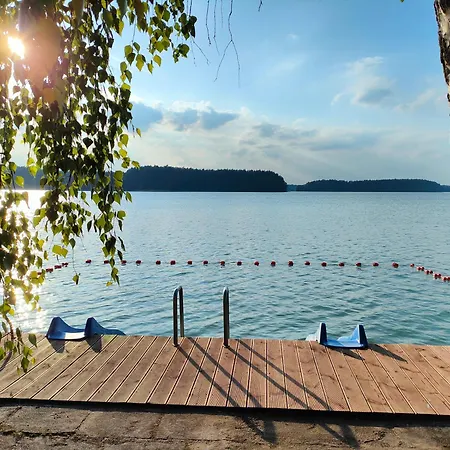 Semesterbostad Zakatek Wdzydze -domek Nr 7 W Pierwszej Linii Od Jeziora Borsk