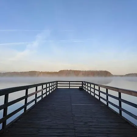 Zakatek Wdzydze -domek Nr 7 W Pierwszej Linii Od Jeziora Ferienhaus