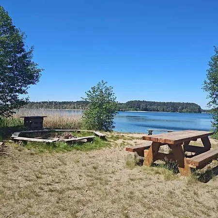 Zakatek Wdzydze -domek Nr 7 W Pierwszej Linii Od Jeziora Ferienhaus Borsk