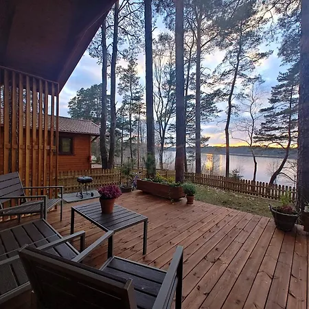 Zakatek Wdzydze -domek Nr 7 W Pierwszej Linii Od Jeziora Borsk