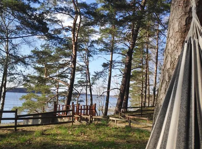 Zakatek Wdzydze -domek Nr 7 W Pierwszej Linii Od Jeziora Борск