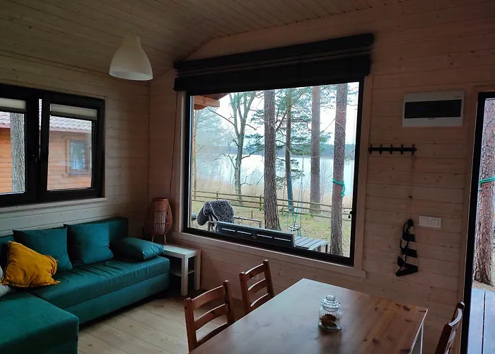 Zakatek Wdzydze -domek Nr 7 W Pierwszej Linii Od Jeziora * Борск