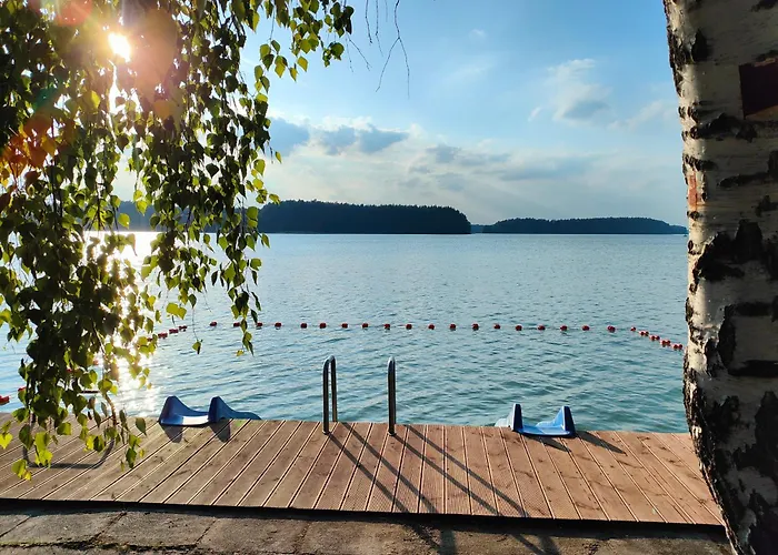 Дом отдыха Zakatek Wdzydze -domek Nr 7 W Pierwszej Linii Od Jeziora Борск