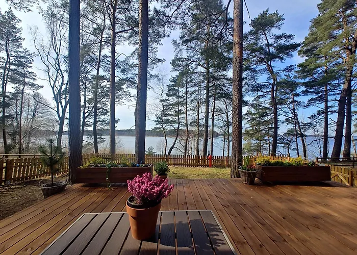 Дом отдыха Zakatek Wdzydze -domek Nr 7 W Pierwszej Linii Od Jeziora *