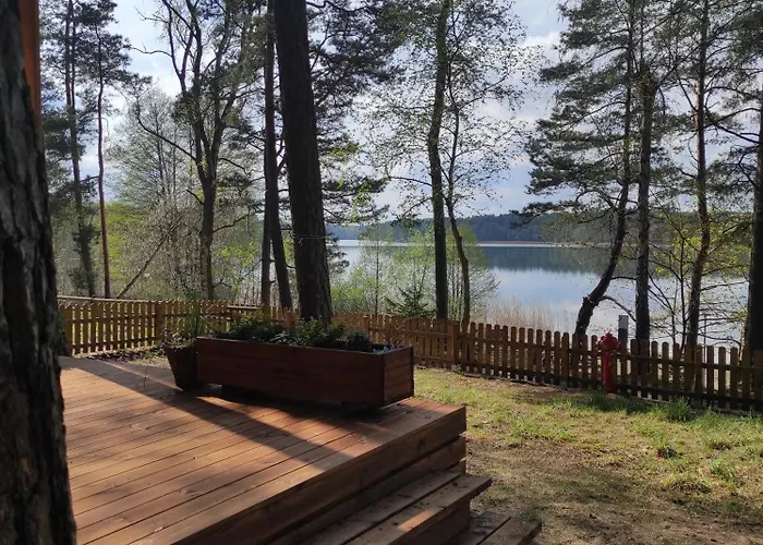 Zakatek Wdzydze -domek Nr 7 W Pierwszej Linii Od Jeziora * Борск